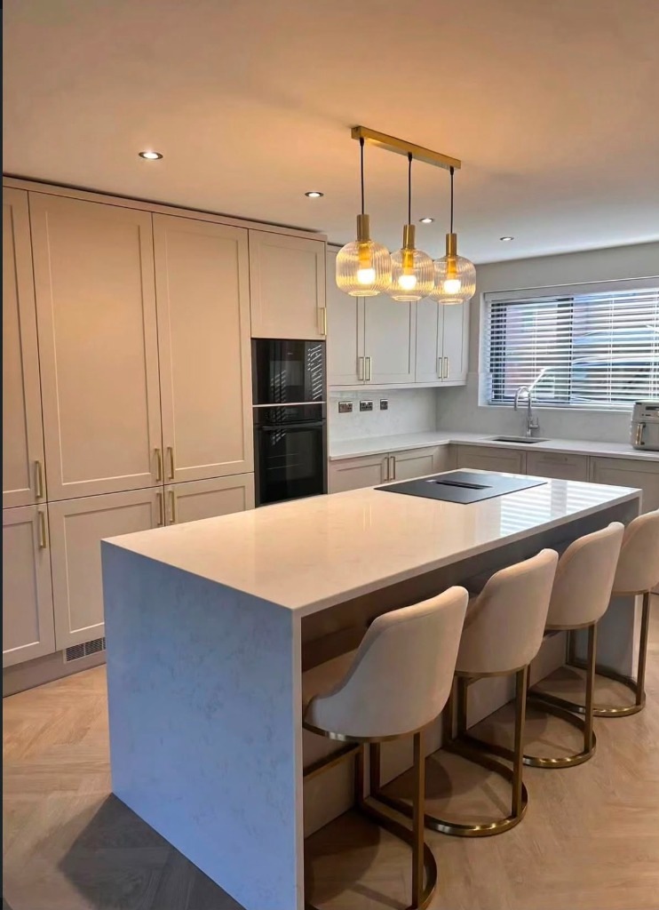 Smart home automation, integrated downdraft extraction and ambient lighting controls